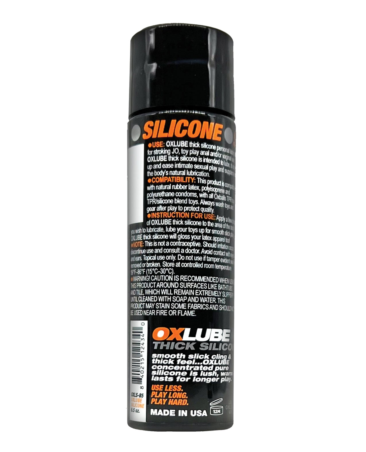 Oxlube Silicone 4.4 Oz-Lubricants Creams & Glides-OXLube-Andy's Adult World