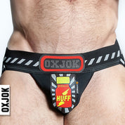 Pjock 3d Rubber Patch Pouch Black/red Small-Lingerie & Sexy Apparel-OXJok-Andy's Adult World