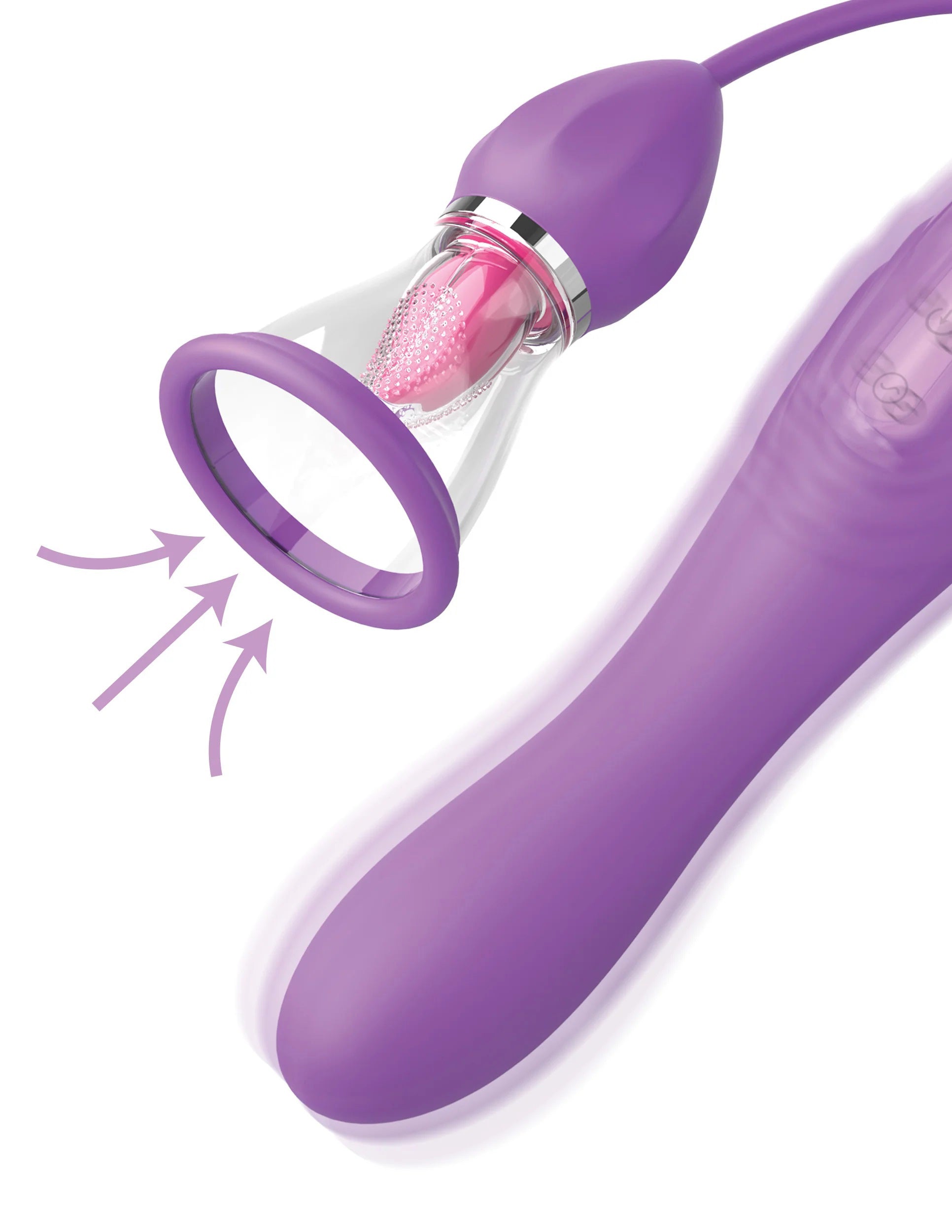 Her Ultimate Pleasure Max - Purple-Clit Stimulators-Pipedream-Andy's Adult World