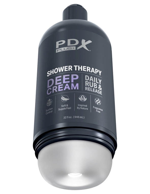Shower Therapy - Deep Cream - Frosted-Masturbation Aids for Males-Pipedream-Andy's Adult World