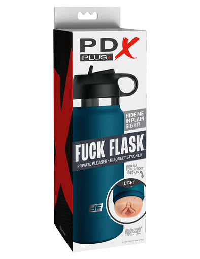 Fuck Flask - Private Pleaser - Blue Bottle - Light-Masturbation Aids for Males-PDX Brands-Andy's Adult World