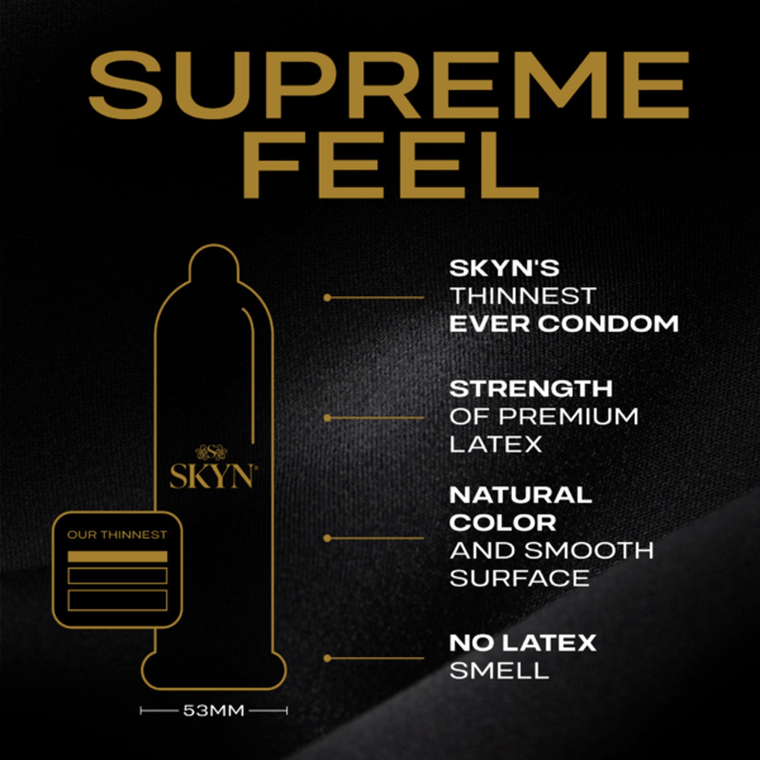 Skyn Supreme Feel 3 Count Condoms-Condoms-Paradise Marketing-Andy's Adult World