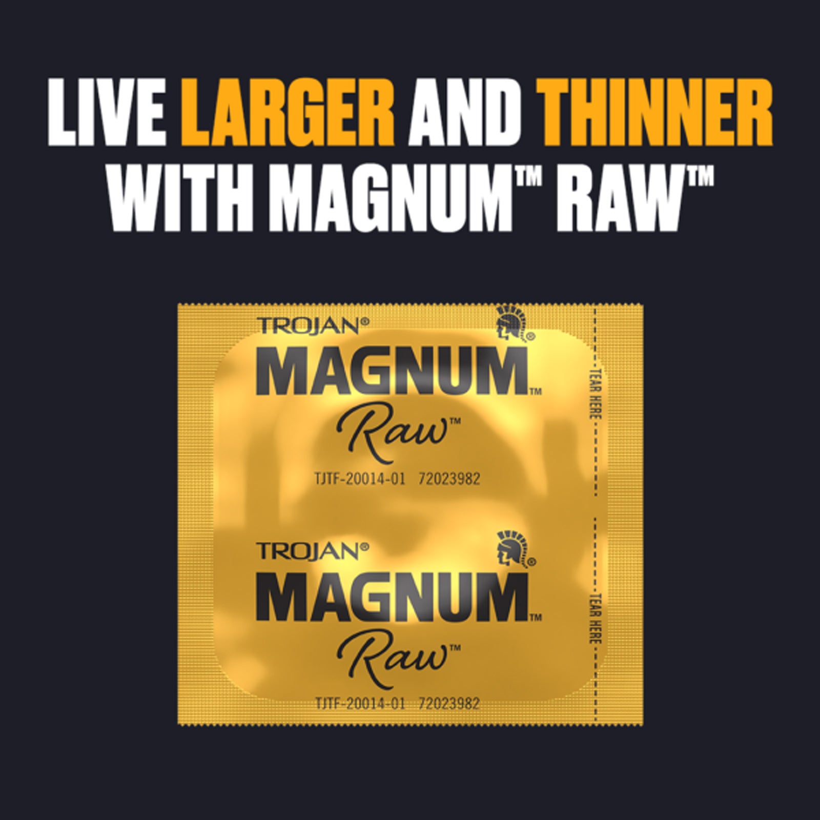 Trojan Magnum Raw 3 Ct Condoms-Condoms-Paradise Marketing-Andy's Adult World