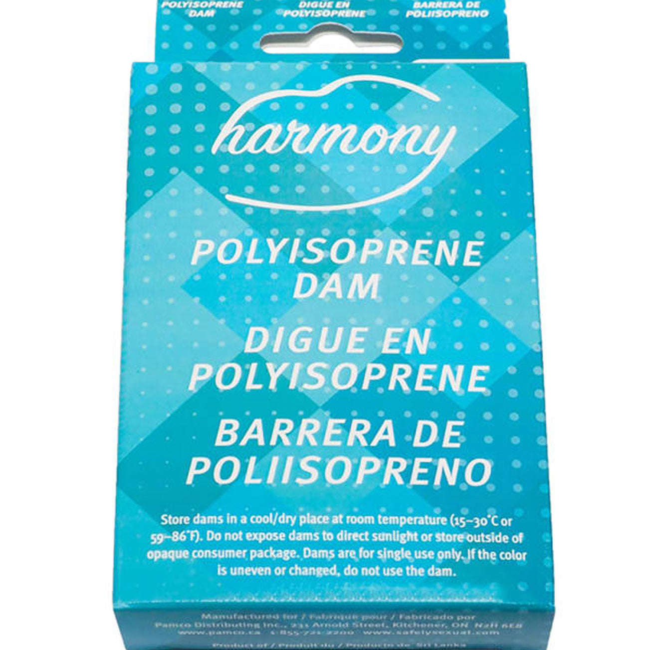 Harmony Polyisoprene Dam 6 Count-Condoms-Paradise Marketing-Andy's Adult World