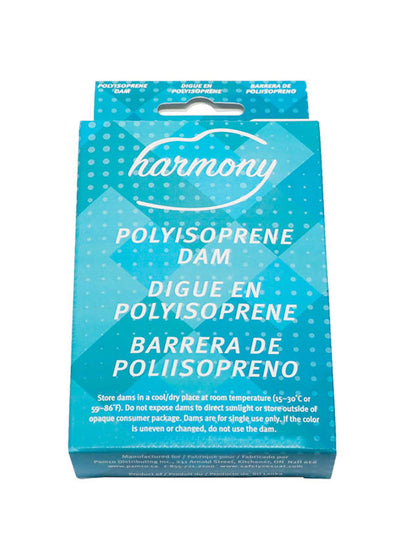 Harmony Polyisoprene Dam 6 Count-Condoms-Paradise Marketing-Andy's Adult World