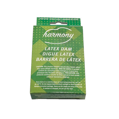 Harmony Latex Dam 6 Count-Condoms-Paradise Marketing-Andy's Adult World