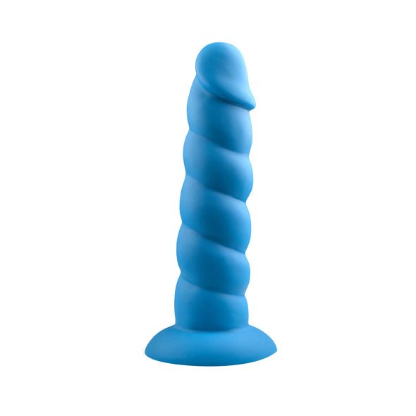 Suga-Daddy 7 Inch Dong - Blue-Dildos & Dongs-Rock Candy-Andy's Adult World