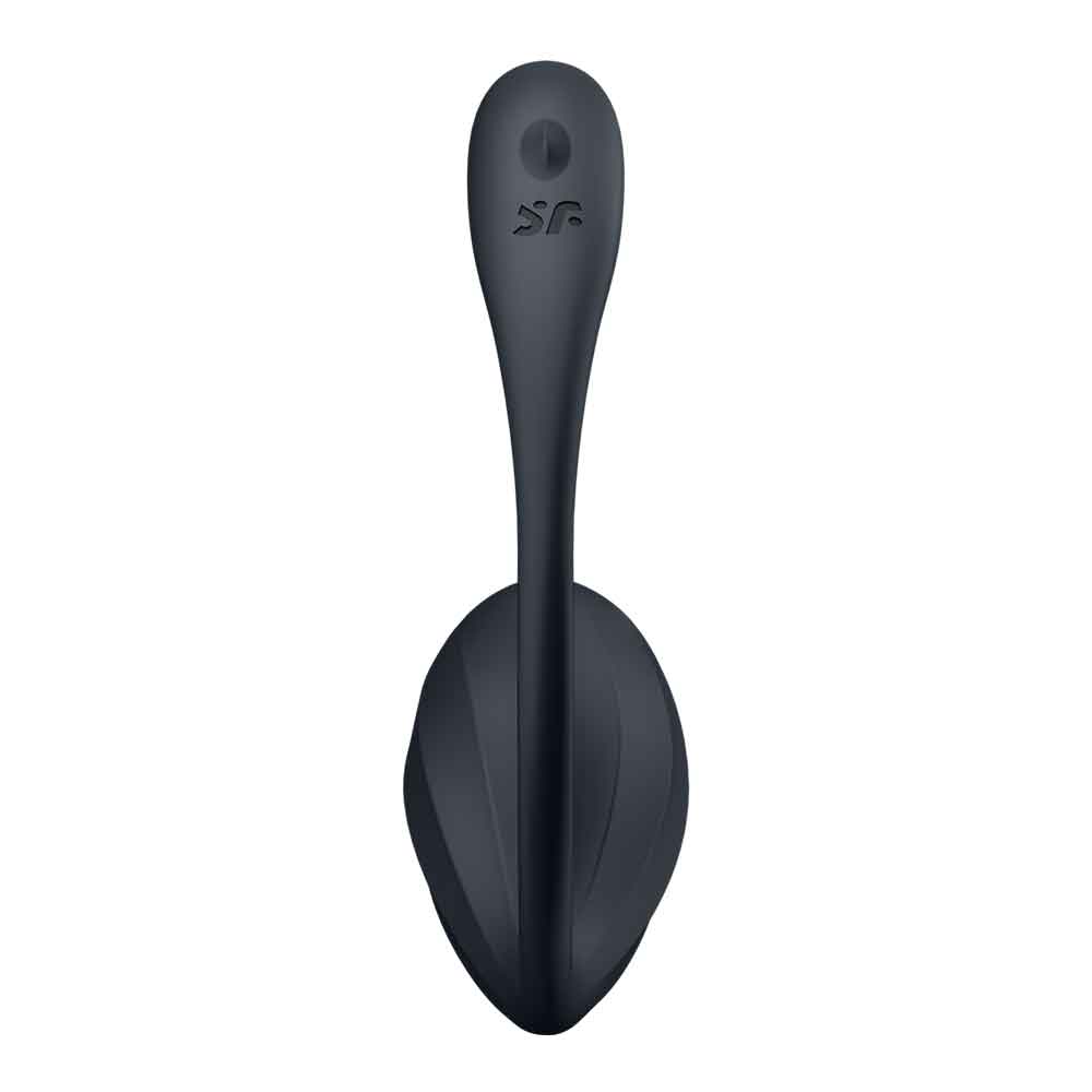 Ribbed Petal Connect App - Black-Vibrators-Satisfyer-Andy's Adult World