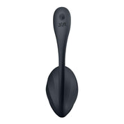 Ribbed Petal Connect App - Black-Vibrators-Satisfyer-Andy's Adult World