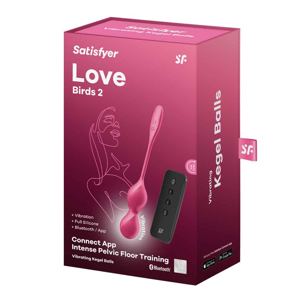 Love Birds 2 Connect App - Hot Pink-Vibrators-Satisfyer-Andy's Adult World