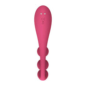 Tri Ball 1 Lay on Vibrator - Red-Vibrators-Satisfyer-Andy's Adult World