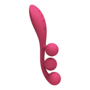 Tri Ball 1 Lay on Vibrator - Red-Vibrators-Satisfyer-Andy's Adult World