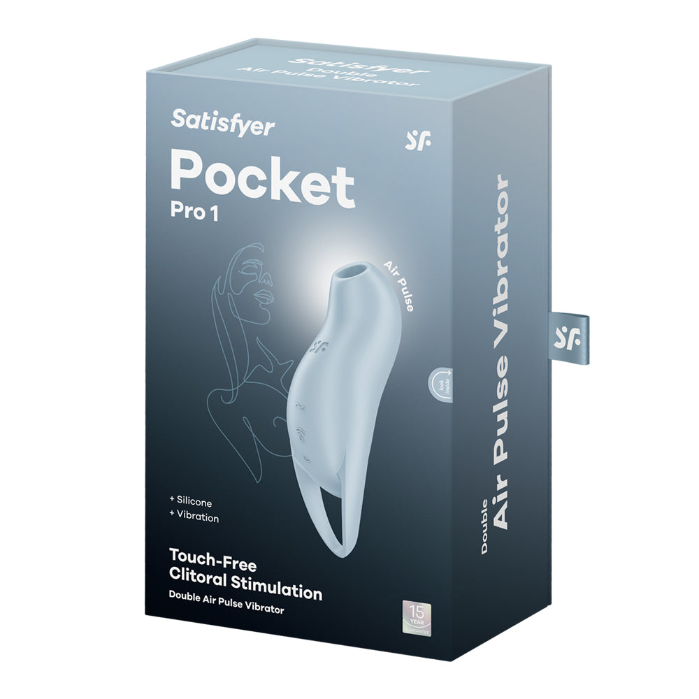 Pocket Pro 1 - Light Blue-Clit Stimulators-Satisfyer-Andy's Adult World