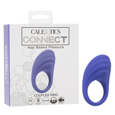 Calexotics Connect Couples Ring - Periwinkle-Cockrings-CalExotics-Andy's Adult World
