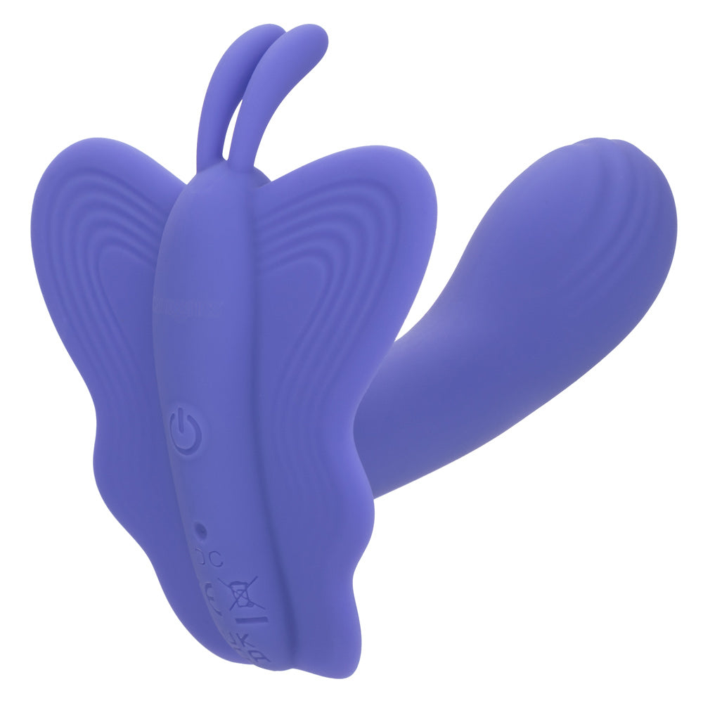 Calexotics Connect Venus Butterfly - Periwinkle-Vibrators-CalExotics-Andy's Adult World