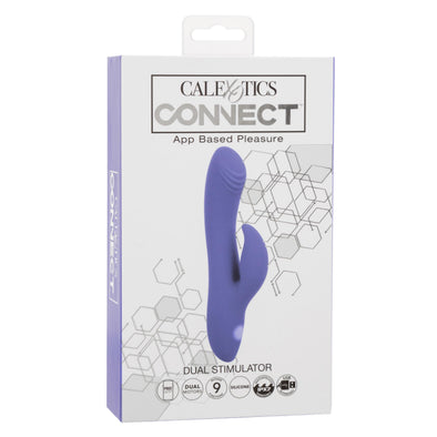 Calexotics Connect Dual Stimulator - Periwinkle-Vibrators-CalExotics-Andy's Adult World