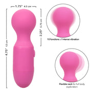 First Time Rechargeable Massager - Pink-Massagers-CalExotics-Andy's Adult World