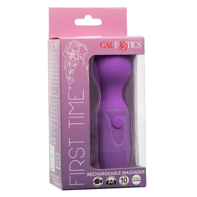 First Time Rechargeable Massager - Purple-Massagers-CalExotics-Andy's Adult World