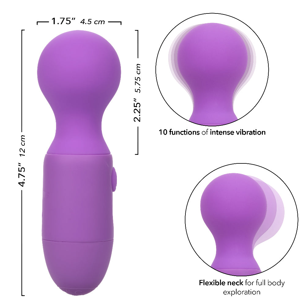 First Time Rechargeable Massager - Purple-Massagers-CalExotics-Andy's Adult World