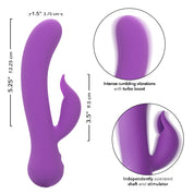 First Time Rechargeable Pleaser - Purple-Vibrators-CalExotics-Andy's Adult World