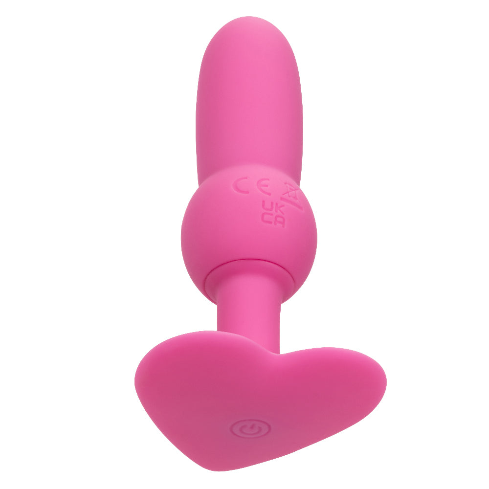 First Time Vibrating Beaded Probe - Pink-Anal Toys & Stimulators-CalExotics-Andy's Adult World