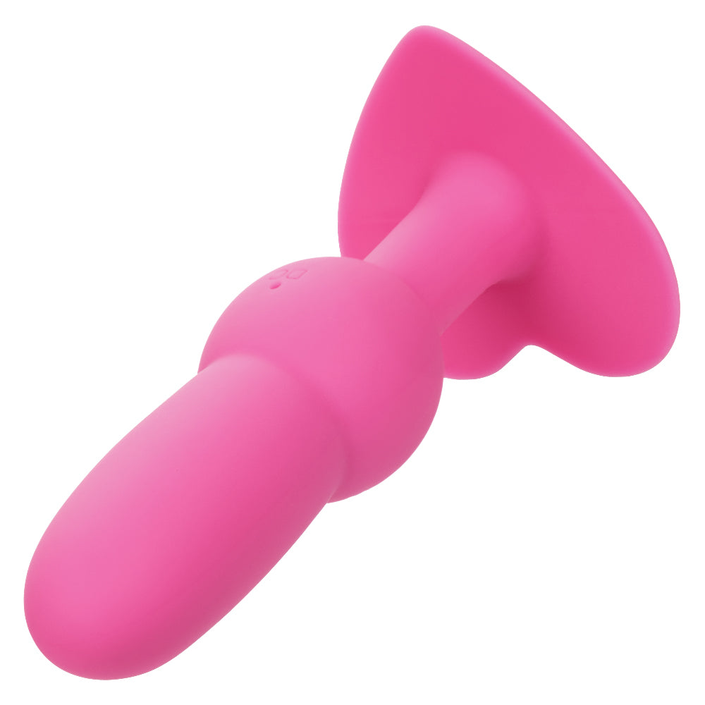 First Time Vibrating Beaded Probe - Pink-Anal Toys & Stimulators-CalExotics-Andy's Adult World