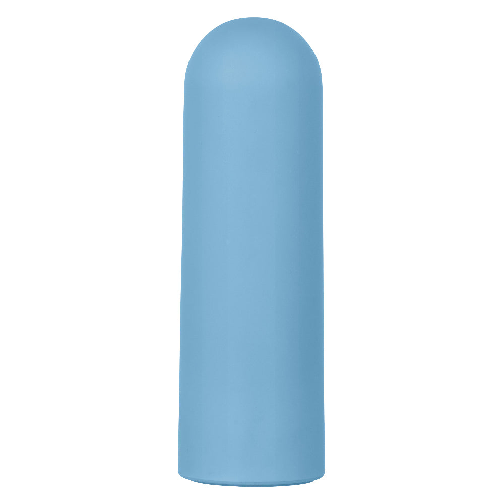 Turbo Buzz Rounded Mini Bullet - Blue-Vibrators-CalExotics-Andy's Adult World