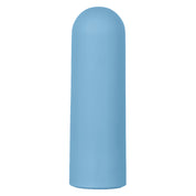 Turbo Buzz Rounded Mini Bullet - Blue-Vibrators-CalExotics-Andy's Adult World