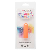 Turbo Buzz Rounded Mini Bullet - Orange-Vibrators-CalExotics-Andy's Adult World