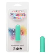 Turbo Buzz Rounded Mini Bullet - Green-Vibrators-CalExotics-Andy's Adult World