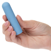 Turbo Buzz Rounded Bullet - Blue-Vibrators-CalExotics-Andy's Adult World