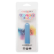 Turbo Buzz Rounded Bullet - Blue-Vibrators-CalExotics-Andy's Adult World