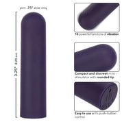 Turbo Buzz Rounded Bullet - Purple-Vibrators-CalExotics-Andy's Adult World