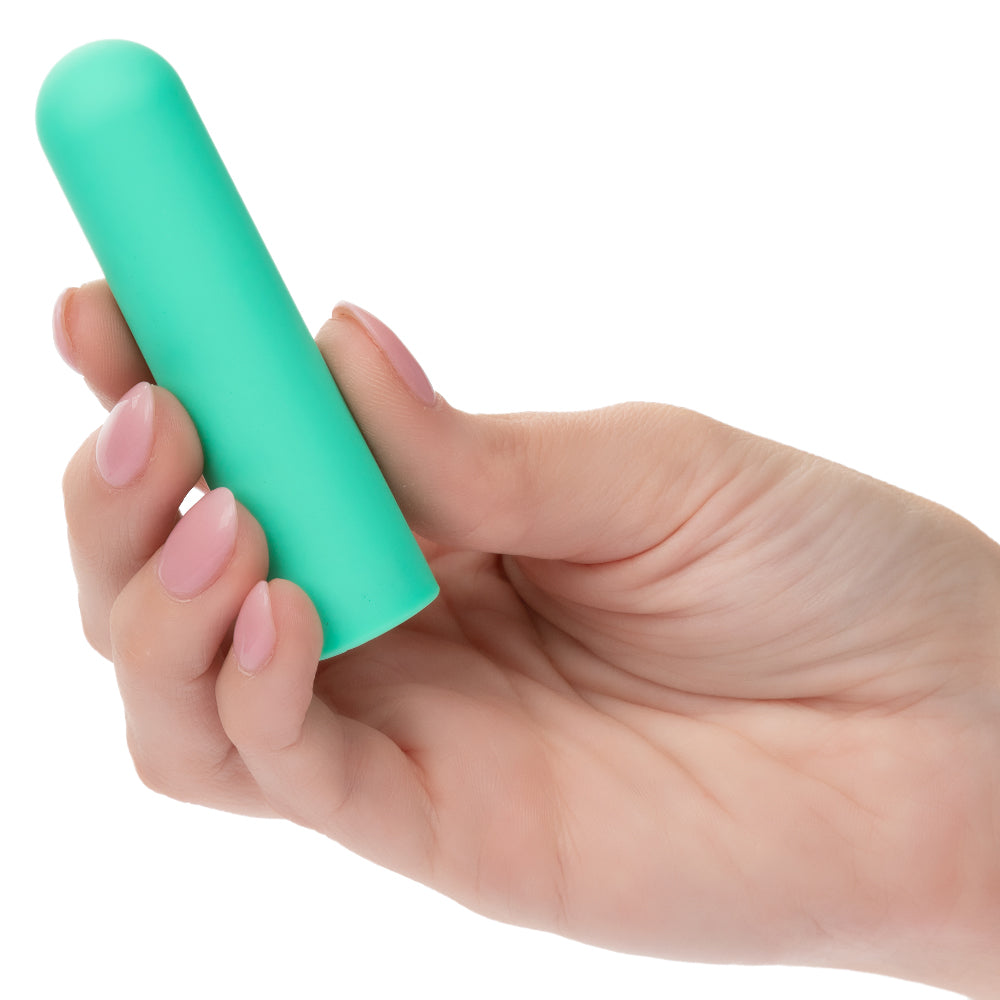 Turbo Buzz Rounded Bullet - Green-Vibrators-CalExotics-Andy's Adult World