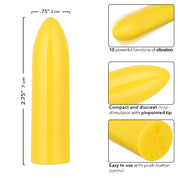 Turbo Buzz Classic Mini Bullet - Yellow-Vibrators-CalExotics-Andy's Adult World