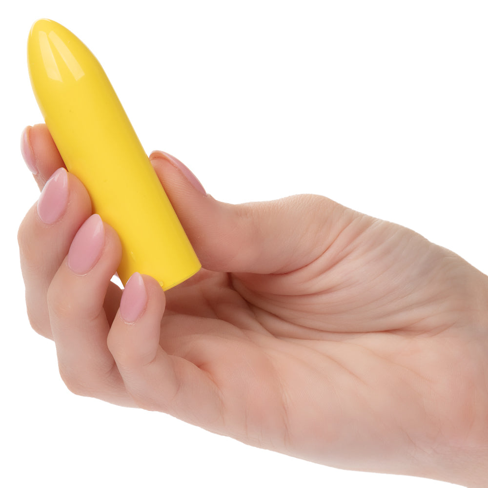 Turbo Buzz Classic Mini Bullet - Yellow-Vibrators-CalExotics-Andy's Adult World