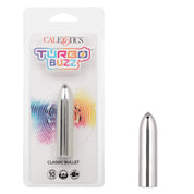 Turbo Buzz Classic Bullet - Silver-Vibrators-CalExotics-Andy's Adult World