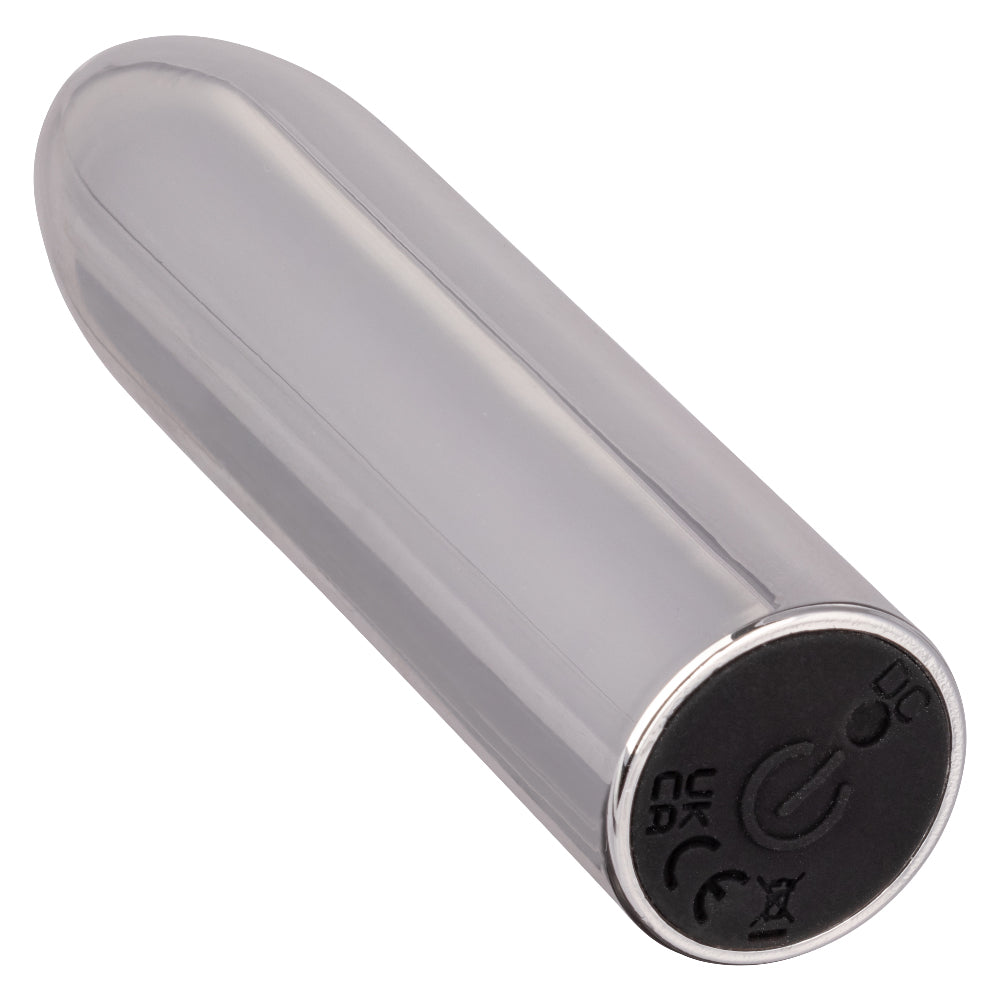 Turbo Buzz Classic Bullet - Silver-Vibrators-CalExotics-Andy's Adult World