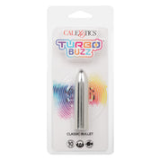 Turbo Buzz Classic Bullet - Silver-Vibrators-CalExotics-Andy's Adult World