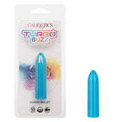 Turbo Buzz Classic Bullet - Blue-Vibrators-CalExotics-Andy's Adult World