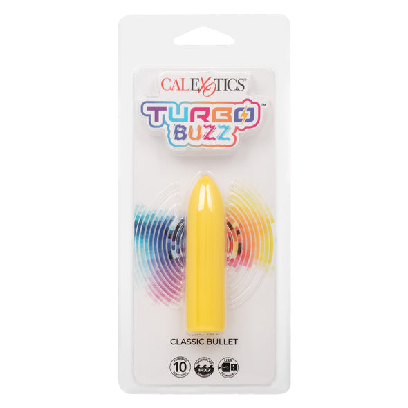 Turbo Buzz Classic Bullet - Yellow-Vibrators-CalExotics-Andy's Adult World