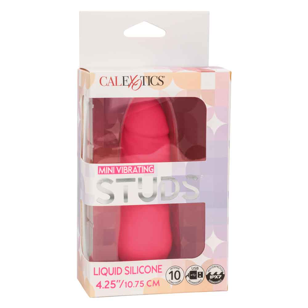 Mini Vibrating Studs - Pink-Vibrators-CalExotics-Andy's Adult World