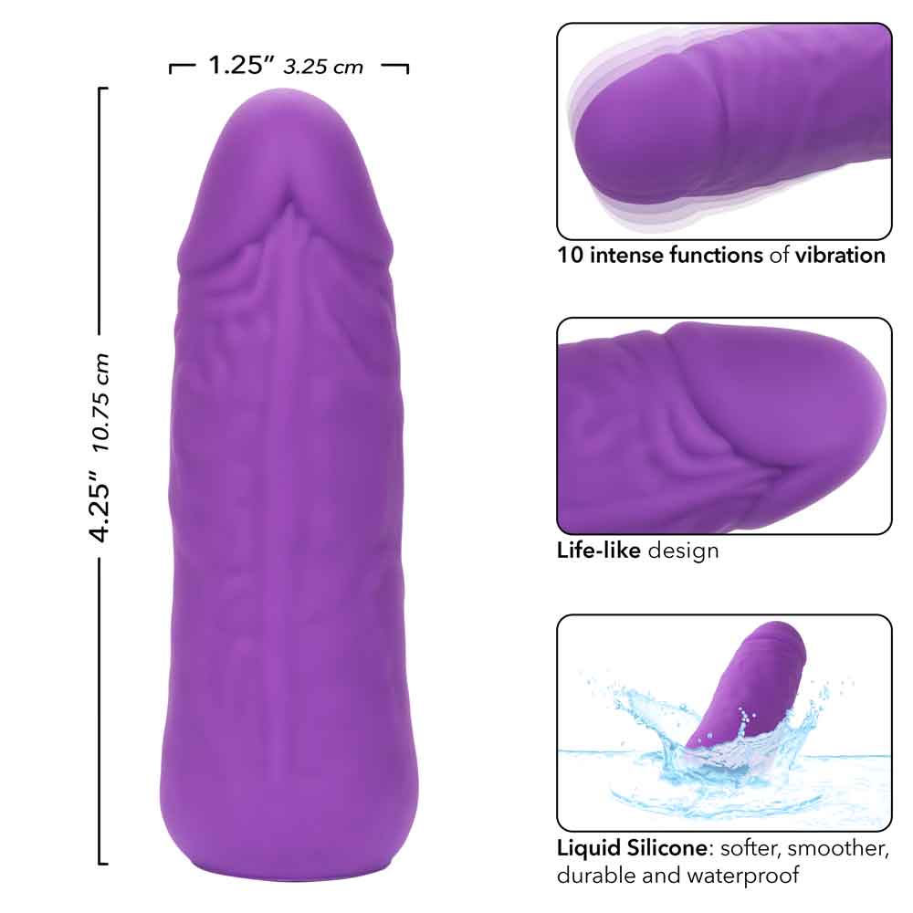 Mini Vibrating Studs - Purple-Vibrators-CalExotics-Andy's Adult World