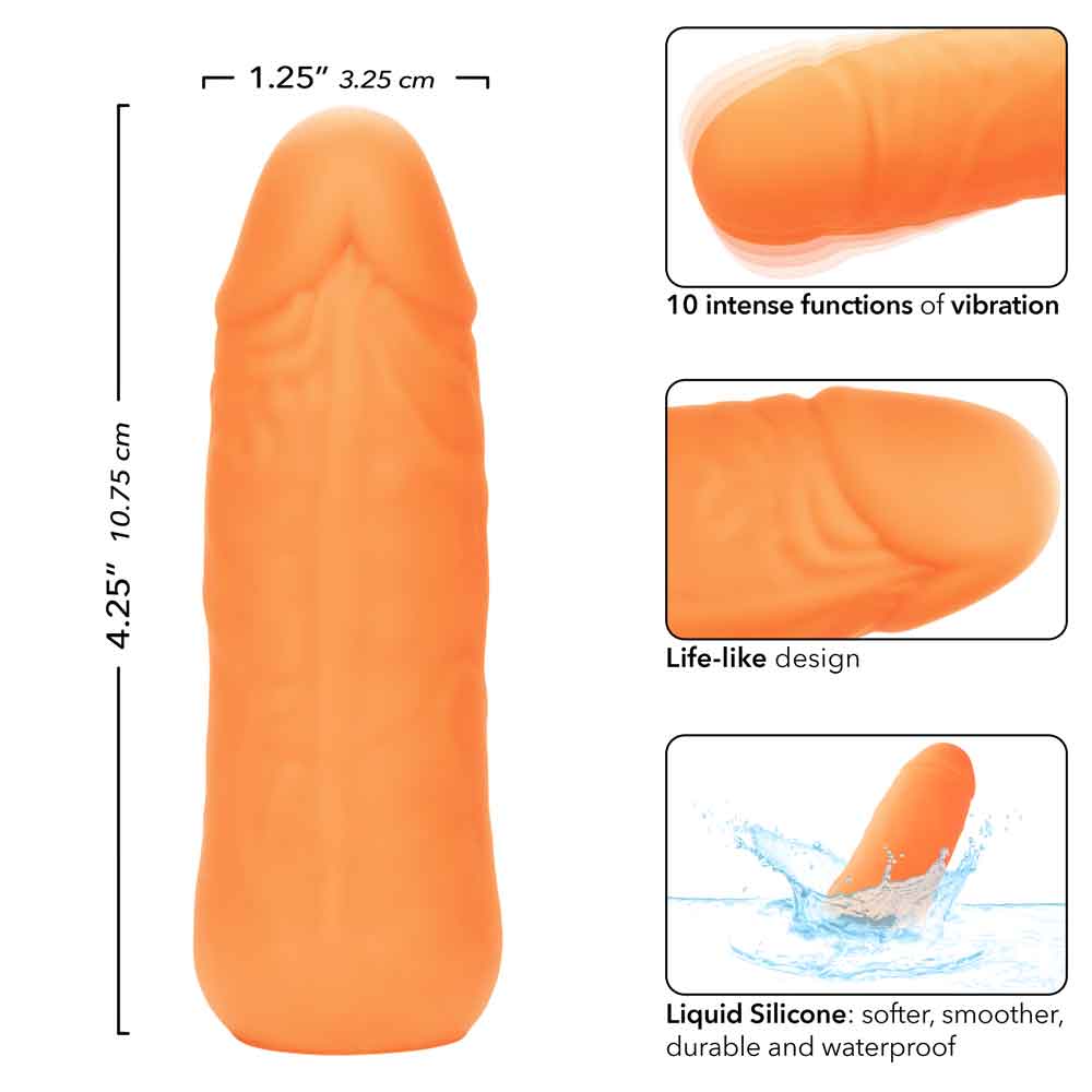 Mini Vibrating Studs - Orange-Vibrators-CalExotics-Andy's Adult World