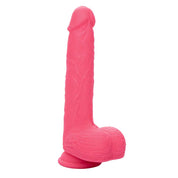 Rechargeable Rumbling and Thrusting Silicone Studs - Pink-Dildos & Dongs-CalExotics-Andy's Adult World