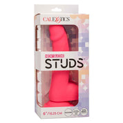 Neon Silicone Studs 6 Inch - Pink-Dildos & Dongs-CalExotics-Andy's Adult World