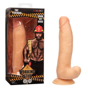 Working Stiff the Fireman - Ivory-Dildos & Dongs-CalExotics-Andy's Adult World