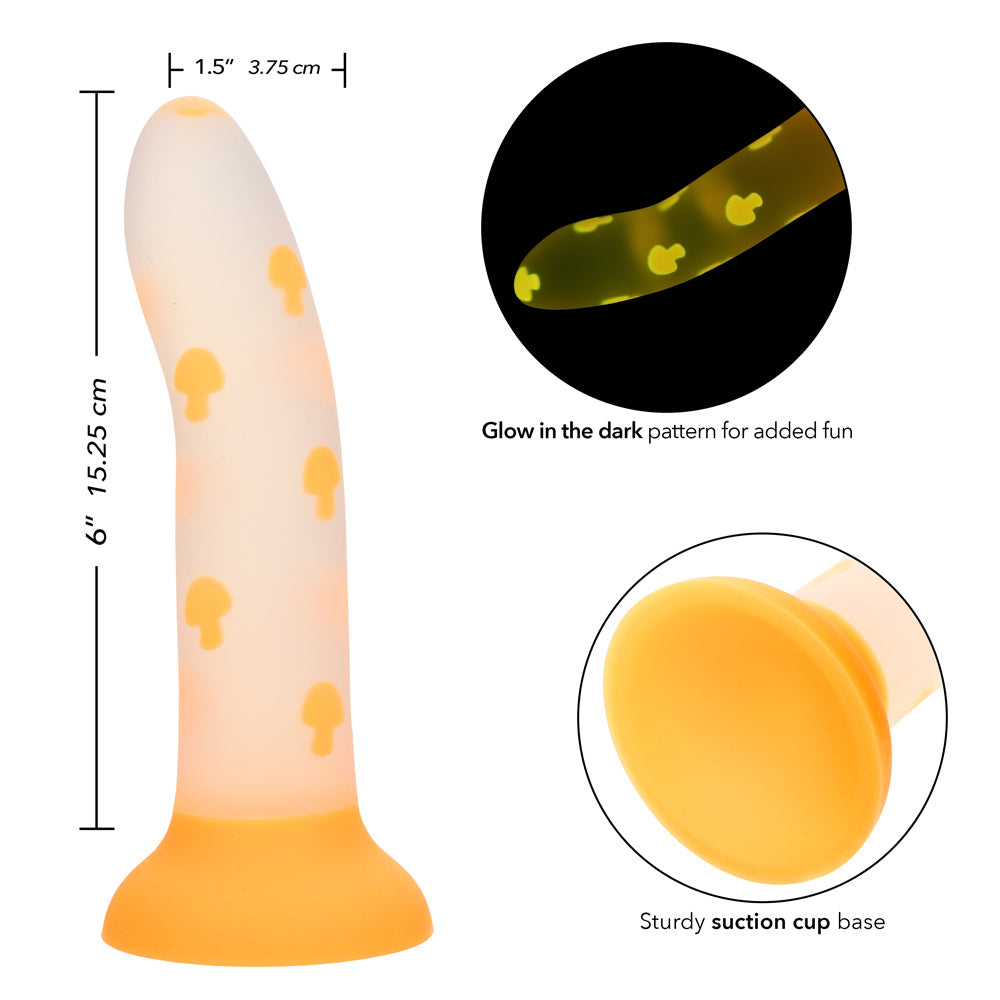 Glow Stick Mushroom - Orange-Dildos & Dongs-CalExotics-Andy's Adult World