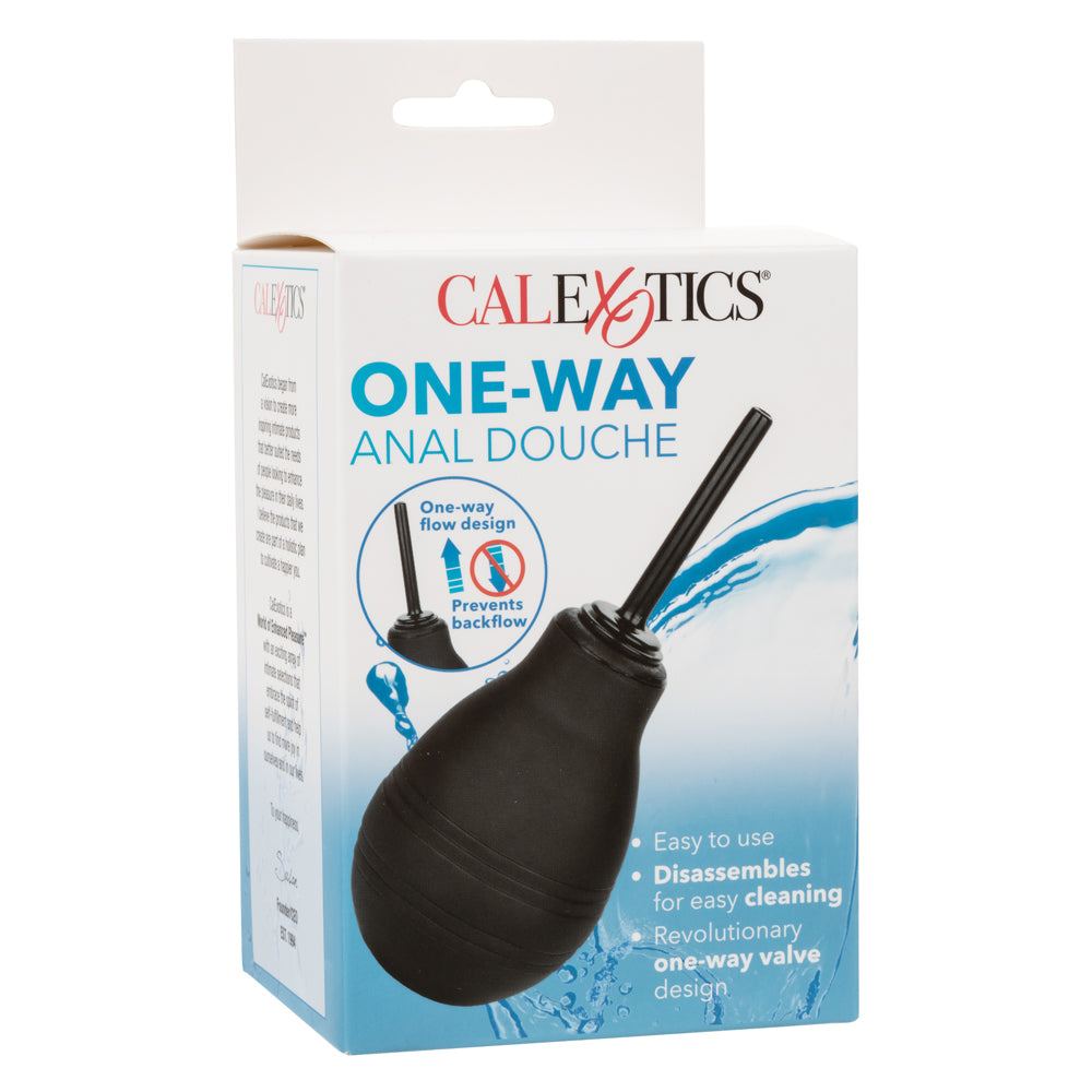 One Way Anal Douche - Black-Anal Toys & Stimulators-CalExotics-Andy's Adult World