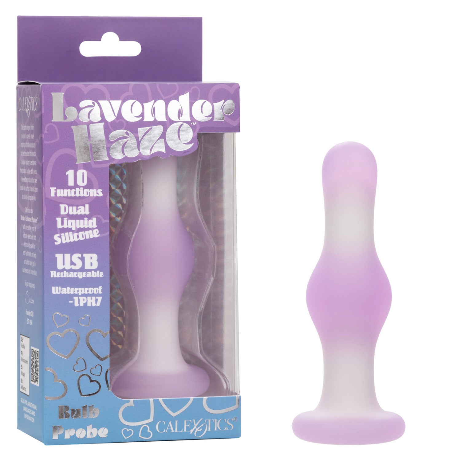 Lavender Haze Bulb Probe-Anal Toys & Stimulators-CalExotics-Andy's Adult World